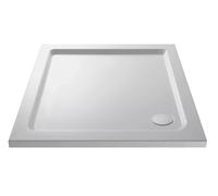Hudson Reed 760 x 760mm White Slimline Square Shower Tray