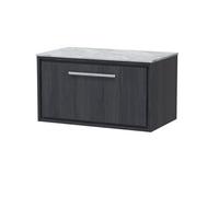 Hudson Reed 800 Wh Single Drawer Unit & Marble Worktop