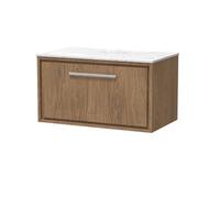 Hudson Reed 800 Wh Single Drawer Unit & Marble Worktop