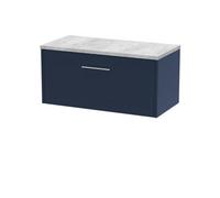 Hudson Reed 800 Wh Single Drawer Vanity & Laminate T