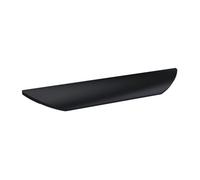 Hudson Reed Aluminium Finger Pull Centres, Modern Bathroom Furniture Accessories Handle In Matt Black Finish, 160mm