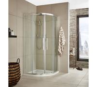 Hudson Reed Apex 900Mm Quadrant Enclosure - 8Mm Glass - Polished Chrome
