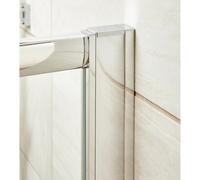 Hudson Reed Apex Shower Enclosure Profile Extension Kit | Chrome | Aluminium | 1900mm