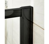 Hudson Reed Apex Shower Enclosure Profile Extension Kit | Matt Black | Aluminium | 1900mm