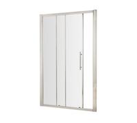 Hudson Reed Apex Chrome Sliding Door Shower Enclosure 1000x1000x8mm