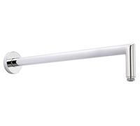 Hudson Reed ARM07 ǀ Modern Bathroom Mitred Straight Wall Mounted Shower Arm, 65mm x 65mm, Chrome