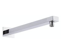 Hudson Reed Chrome Small Rectangular Wall Mounted Shower Arm - ARM13