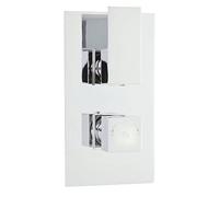 Hudson Reed ART3207 Art Thermostatic Twin Valve with Diverter - Chrome