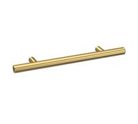 Hudson Reed Bar Furniture Handle, Modern Bathroom Furniture Accessories In Brushed Brass Finish, 155mm