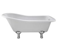 Hudson Reed Brockley 1700mm Single Ended Freestanding Bath & Corbe
