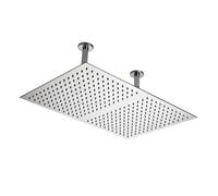 Hudson Reed Ceiling Mounted Shower Head | Chrome | Stainless Steel | 600mm x 400mm