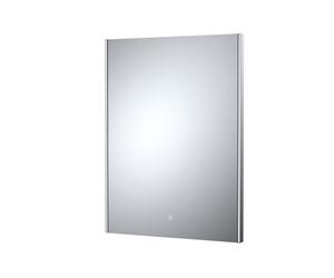 Hudson Reed Cepheus Led Touch Sensor Ambient Illuminated Bathroom Mirror With Demister, Silver, 800 X 600 mm