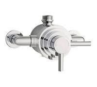 Hudson Reed Chrome Tec Dual Exposed Thermostatic Shower Valve - JTY026
