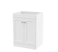 Hudson Reed Classique Components Floor Standing 2-Door Vanity Unit, Stylish Single Vanity Unit With Soft Close Doors