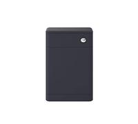 Hudson Reed CUR341 Solar ǀ Modern Bathroom Floor Standing WC Unit (Excludes WC Pan and Cistern), 800mm x 550mm x 200mm, Indigo Blue