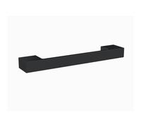Hudson Reed D Shape Furniture Handle Brass Built, Modern Bathroom Furniture Accessories In Matt Black, 150mm