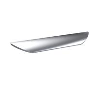 Hudson Reed Finger Pull Furniture Handle, Aluminium Built Centres Contemporary, Modern Bathroom Accessory In Chrome Finish, 160mm