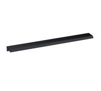 nuie H225 Modern Bathroom Furniture Finger Pull Handle, 300mm, Matt Black