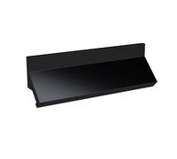 Hudson Reed Finger Pull Profile Handle Aluminium Built, Contemporary Bathroom Furniture Accessories In Matt Black Finish, 160mm