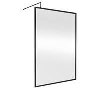 Hudson Reed Full Outer Frame Wetroom Screen 1950x1400x8mm - Matt Black
