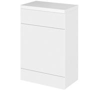 Hudson Reed Fusion 600mm Back-To-Wall Wc Unit With Top, Gloss White, Floor Standing, Full-Depth Storage, 5 Year Guarantee
