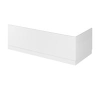 Hudson Reed Fusion 750Mm Bath End Panel & Plinth - Gloss White