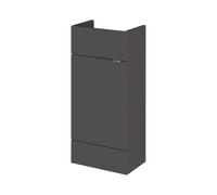 Hudson Reed 400Mm Vanity Unit - Compact - Gloss Grey, Grey