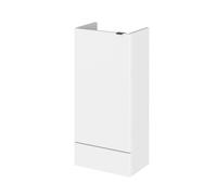 Hudson Reed Fusion Compact Single Door Storage Unit | Gloss White | MDF | 400mm