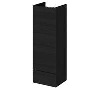 Hudson Reed 300Mm Base Unit - Compact - Black Woodgrain, Black