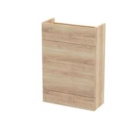 Hudson Reed Fusion Compact Woodgrain Toilet Unit | Bleached Oak | MFC | 600mm