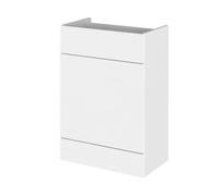 Hudson Reed Fusion Floor Standing Wc Unit, Mfc Painted Gloss White, Contemporary Fitted Furniture, 600X355X864mm
