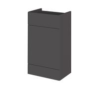 Hudson Reed Fusion Toilet Unit | Gloss Grey | MDF | 500mm