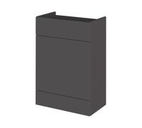 Hudson Reed Fusion Toilet Unit | Gloss Grey | MDF | 600mm