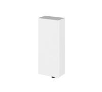 Hudson Reed Fusion Wall Hung 1 Door Cupboard, Mfc Painted Gloss White, Contemporary Fitted Furniture, 300X180X700mm