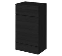 Hudson Reed Fusion Charcoal Black 500mm WC Toilet Unit & Top - CBI