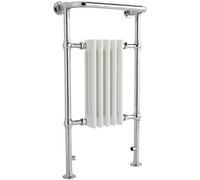 Hudson Reed Harrow 965X540mm White/chrome 350W Traditional Heated Towel Rail Htd06