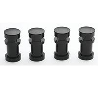 Hudson Reed HLB20 Revive Modern Horizontal Radiator Brackets, Black, Set of 2 Pieces