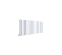 Nuie Revive Horizontal Double Panel Radiator 600 X 1398Mm Gloss White, White