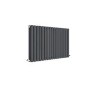Nuie Revive Horizontal Double Panel Radiator 600 X 992Mm Anthracite, Grey