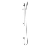 Hudson Reed Kubix Shower Slide Rail Kit | Chrome | Brass | 118mm x 684mm x 73mm