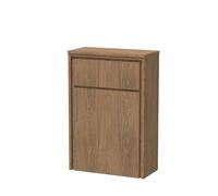 Hudson Reed Lille Floor Standing Wc Unit For Modern Bathroom, Antique Oak Woodgrain Finish, 818 X 550 mm
