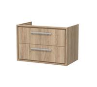 Hudson Reed Lille Wall Hung Double Drawer Vanity Unit
