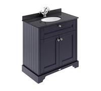 Old London Floor Standing Vanity Basin 800mm Twilight Blue/Black