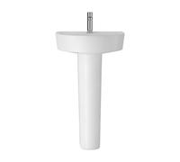 Hudson Reed Luna Basin and Full Pedestal | White | Ceramic | 520mm