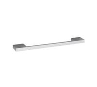 Hudson Reed Lux D Shape Handle, Contemporary Brass Cabinet Drawer Furniture Handle With Fixings, Luxury Finish In Chrome, 191mm