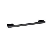 Hudson Reed Lux D Shape Handle, Contemporary Cabinet Drawer Furniture Handle With Fixings, Luxury Finish In Matt Black, 191mm