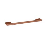 Hudson Reed Lux D Shape Handle, Modern Brass Cabinet Drawer Furniture Handle With Fixings, Luxury Finish In Copper Finish, 223mm