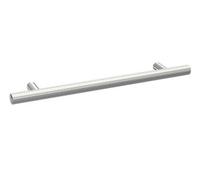 Hudson Reed Lux Knurled Bar Handle Centres, Brass Built Contemporary Cabinet Drawer Handle With Fixings In Chrome Finish, 160mm