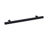 Hudson Reed Knurled Bar Handle 160Mm Centres - Matt Black