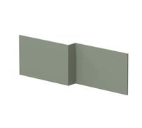Hudson Reed Matt Square Shower Bath Front Panel | Fern Green | MDF | 1700mm